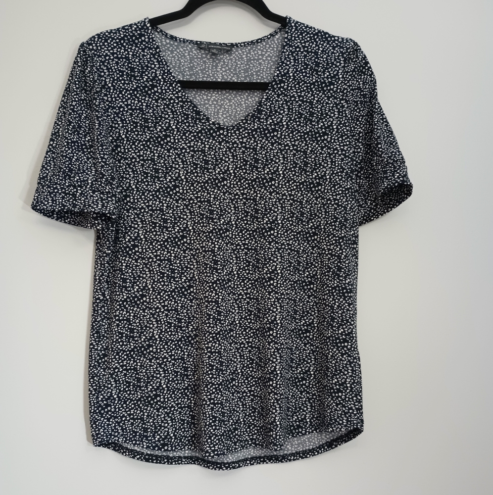 Adrianna Papell V-Neck Blouse S